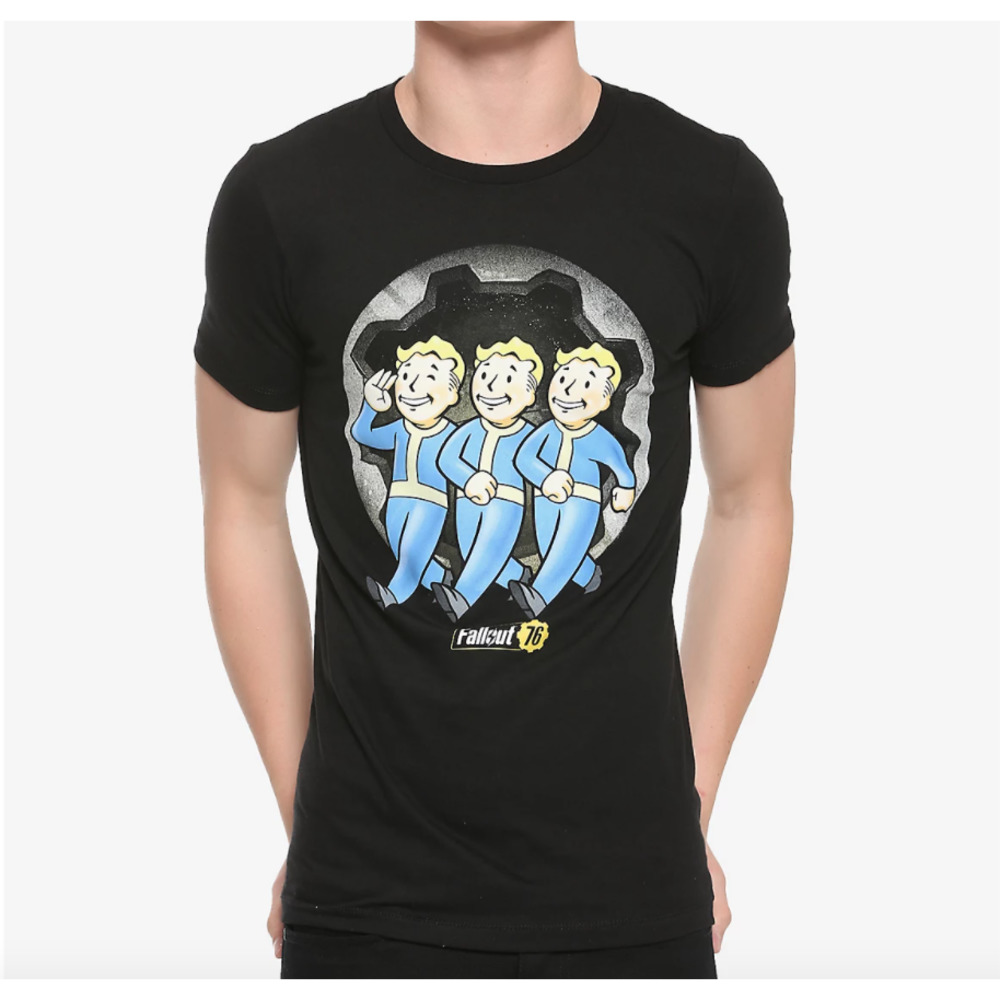 FALLOUT 76 VAULT BOY TRIO S/S SHIRT SIZE MEDIUM